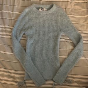 Princess Polly Blue Fuzzy Sweater
